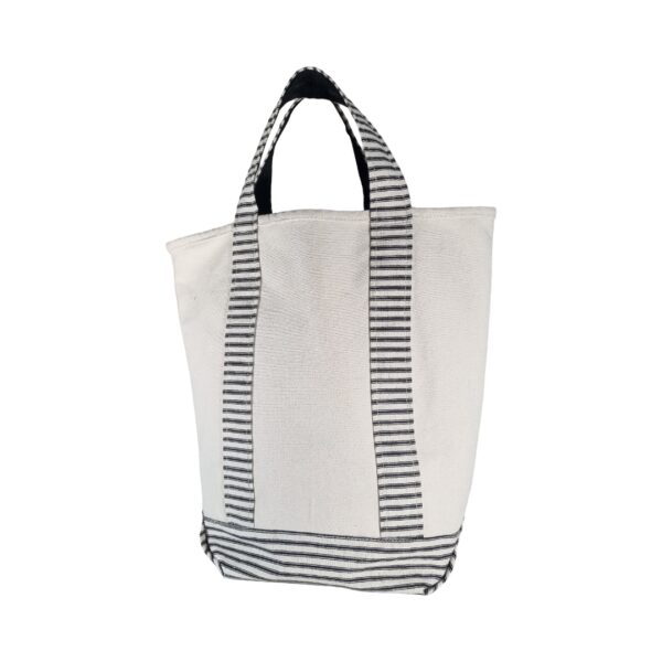 YOUR TOTE LARGE - BLACK STRIPE