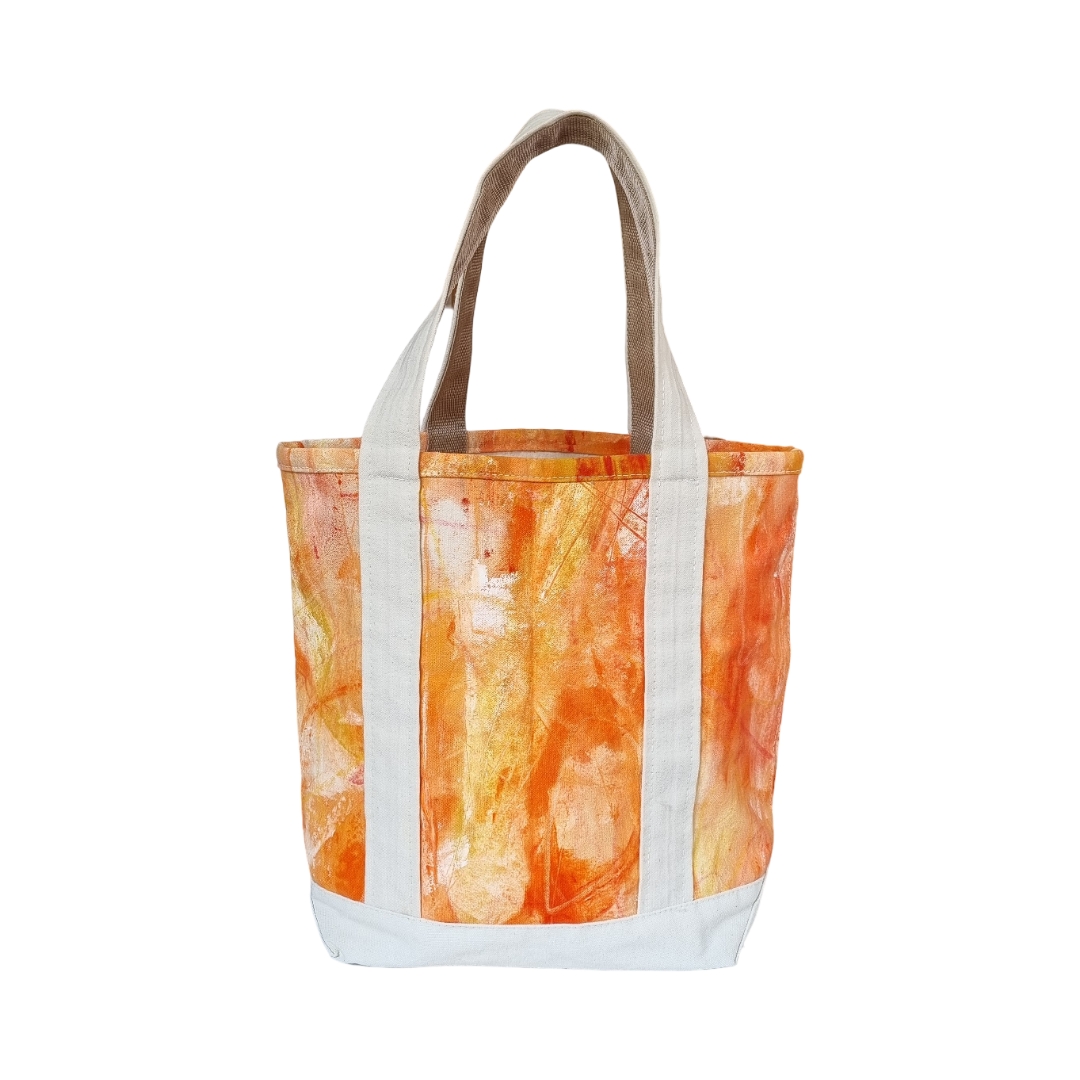 ART COLLECTION - YOUR TOTE MEDIUM HAND PAINTED - SOLD - Image 4