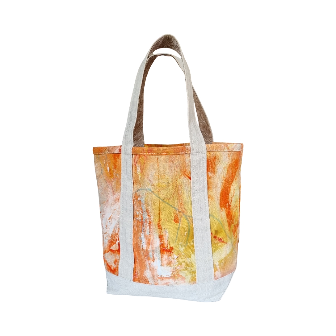 ART COLLECTION - YOUR TOTE MEDIUM HAND PAINTED - SOLD - Image 2
