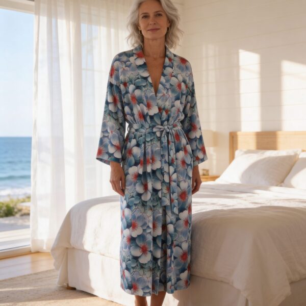 ROBE - BLUE FLORAL