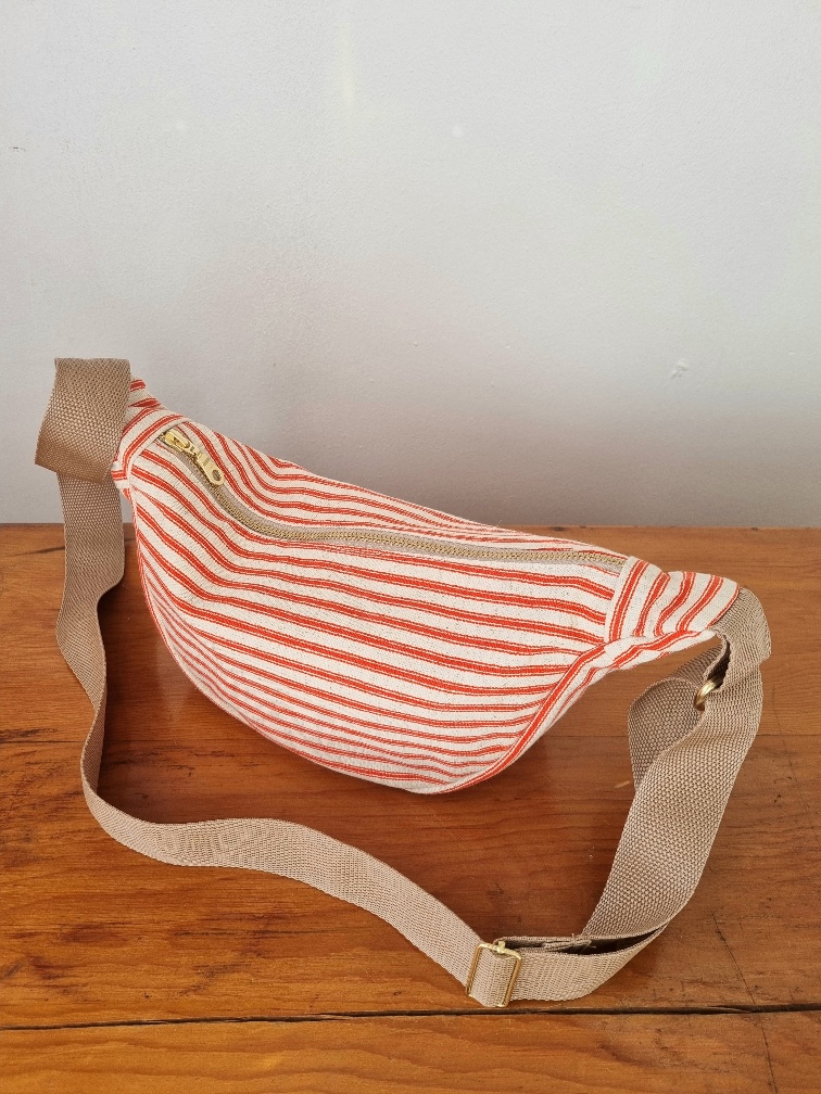 YOUR TOTE COMPANION - ORANGE STRIPE - Image 4