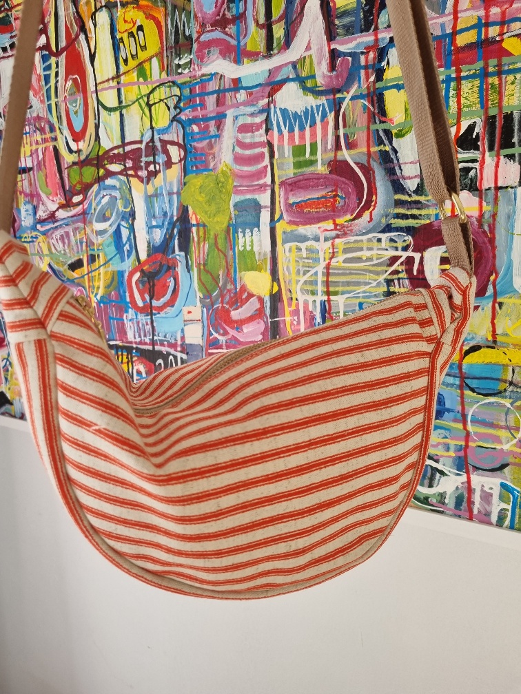 YOUR TOTE COMPANION - ORANGE STRIPE